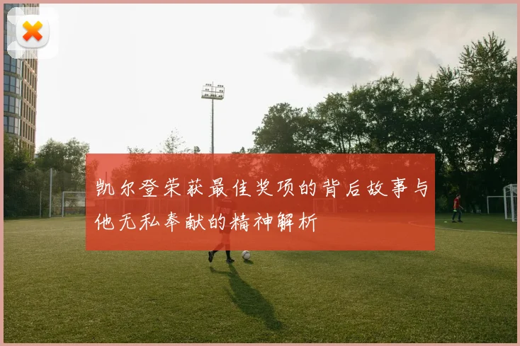 凯尔登荣获最佳奖项的背后故事与他无私奉献的精神解析